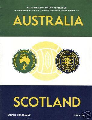 1967 - AUSTRALIA v SCOTLAND